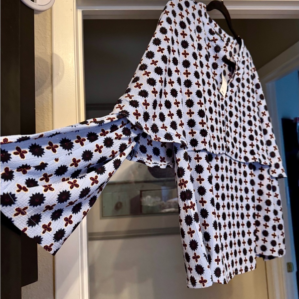 JM Collection Multicolor Patterned Top - Picture 13 of 16